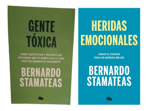 Gente Toxica + Heridas - Stamateas - B Bolsillo - 2 Libros