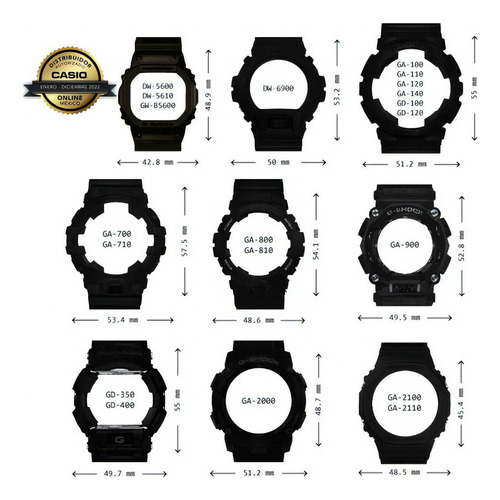 Reloj Casio G-shock Estándar Digital Gmw-b5000-1 Ghiberti Color de la correa Negro Color del bisel Plateado Color del fondo Negro