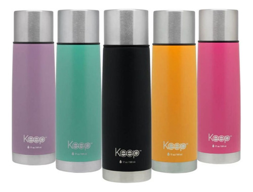 Termo Bala Keep 500ml Acero Inoxidable Color Celeste