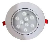 Comprar 15 Pack Lampara Empotrable Dirigible 9w Plafon Bote 11.5cm Color Luz Blanca Fria 6500k