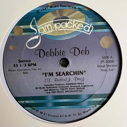 Debbie Deb - I'm Searchin' - 12'' Single Vinil Us