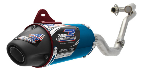Escapamento Pro Tork Powercore 3 Nxr 150 Bros 2009 Até 2015