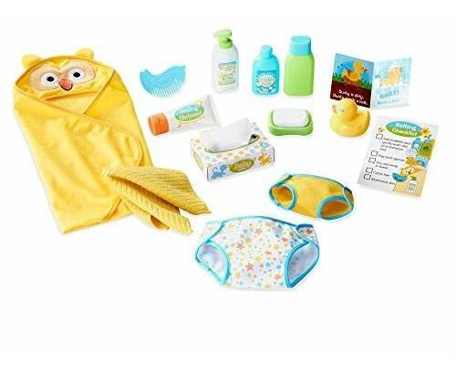 Melissa & Doug Mine To Love Changing & Bathtime Play Set For