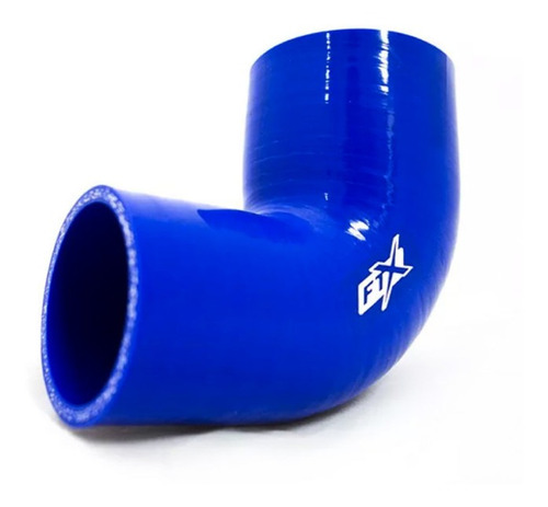 Manguera Silicona Reducción 90° 2´/2.25´ Azul Ftx Fueltech