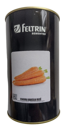 Sementes De Cenoura Brasília Irecê De Verao Feltrin 250 G