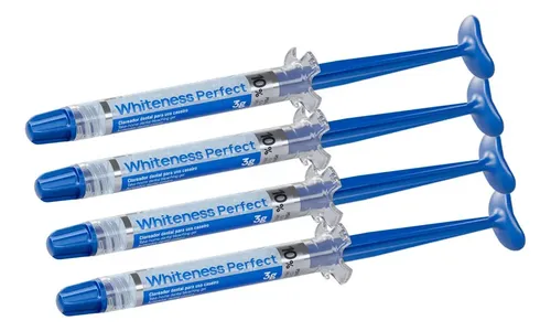 Kit 4 Seringas Clareamento Dental Whiteness Perfect 10 Fgm kit-4-seringas-clareamento-dental-whiteness-perfect-10-fgm