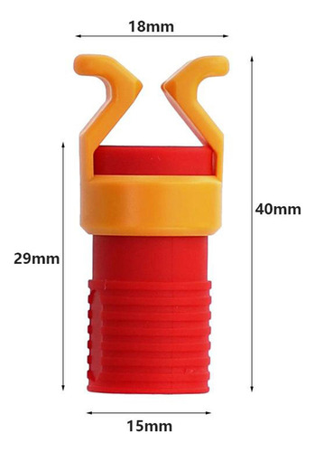 5 Tornillo De Plástico Abrazadera De Sujeción De Tornillo