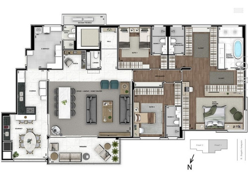 Imagem 15 de 19 de Apartamento - Ap01183 - 68137106