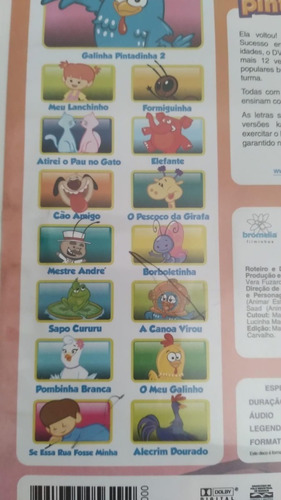 Dvd Galinha Pintadinha E Sua Turma Volume 02 Ano 2010 (Usado)
