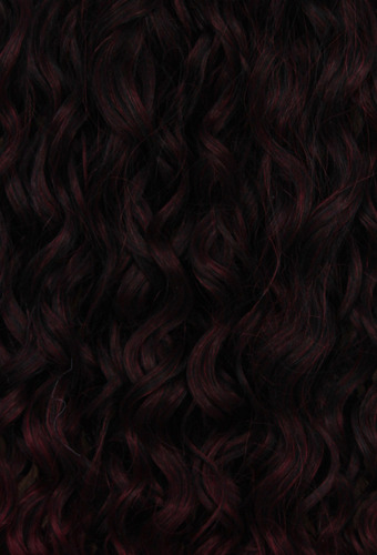 Beauty G Organic Hair, True Me, rizos abiertos, 75 cm, color: negro/rosa (t1b/pink)