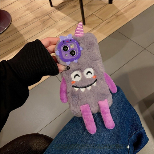 Funda De Monstruo De Peluche Para iPhone Para AirPods
