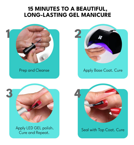 Rc Red Carpet Manicura Led Gel Polish Fortify & Protect Colo