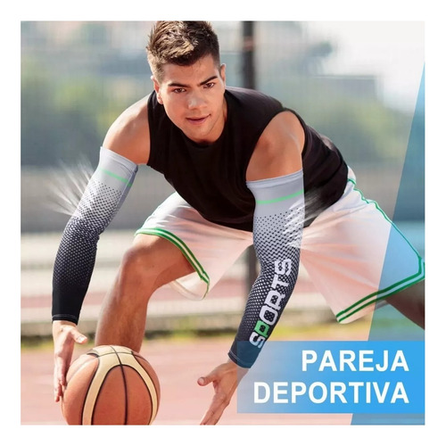 Conjunto De Manguito Deportivo De Seda Ice Y Protector Uv