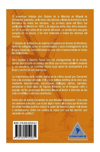Imagen 2 de 2 de Don Quijote De La Mancha - Edición Escolar Ilustrada