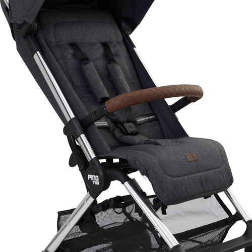 Carrinho De Bebê Abc Design Ping Two Diamond Asphalt Cor Cinza