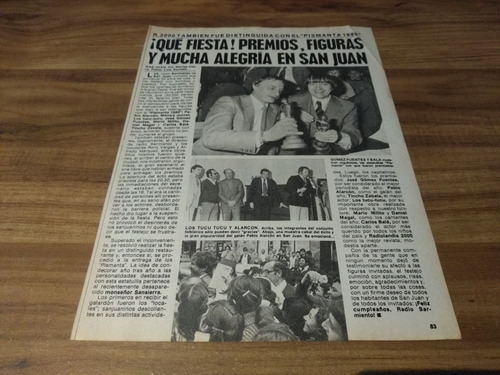 (v012) Carlitos Bala * Recorte Revista Clipping (1980)
