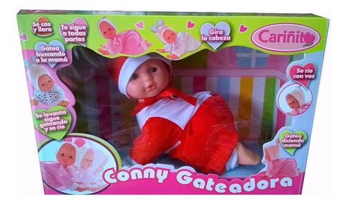 Bebote Connie Gateadora De Cariñito 35cm Sonidos Original