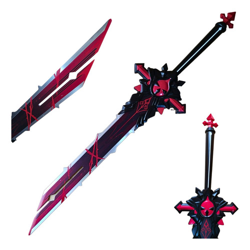 Espada Genshin Impact Lapida Del Lobo Acero 98 Cm Videojuego