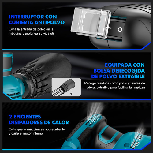 Pulidora Orbital,lostrain Rotativa 5 De 6velocidad Variable