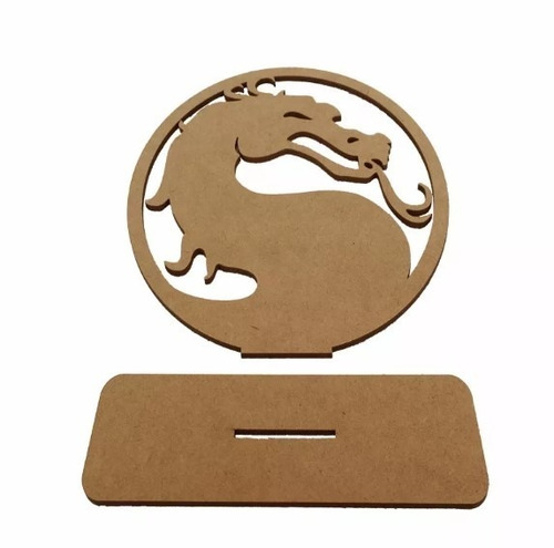 Imagem 3 de 3 de Centro De Mesa Mortal Kombat Super Herói Decoração Mdf Cru