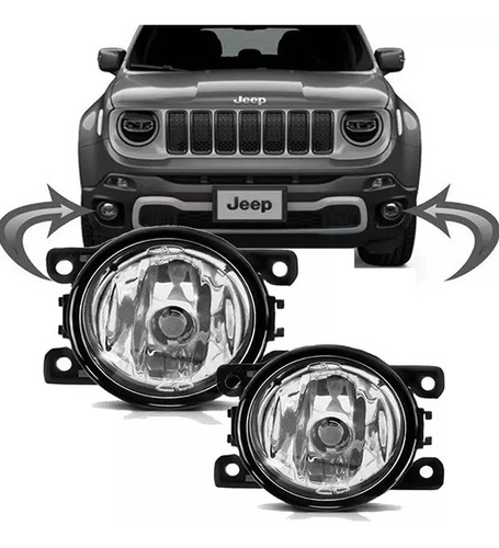 Imagem 4 de 5 de Kit Farol Milha Jeep Renegade 2020 Modelo 2021 + 2 Brindes