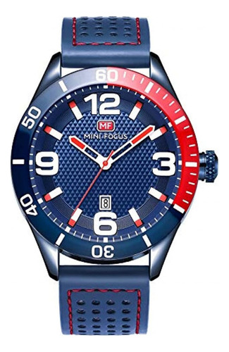 Reloj Para Hombre Mini Focus Mf0155g Mf590304 Azul