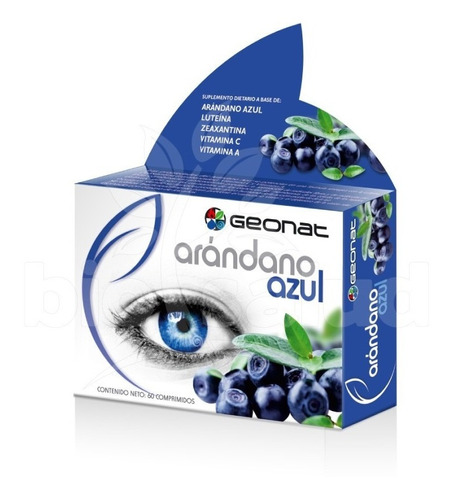 Protege Tus Ojos 120 Pastillas Antioxidantes Arandano Azul