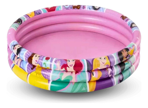 Piscina Princesas Disney Bestway Inflável 140 Litros - Mor