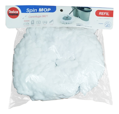 Refil Mop Giratório - Universal - 02 Unidades - Dolce Home
