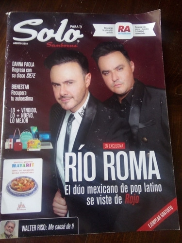 Rio Roma Revista Solo Para Ti Sanborns Año-2019 Danna Paola