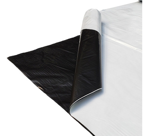 Lona Silagem 8x100 Preto E Branco Silo Grão Forragem Anti Uv