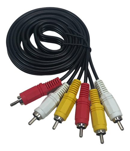 Cable Rca A Rca 1.50 Metros Audio Y Video Tv Dvd Consola