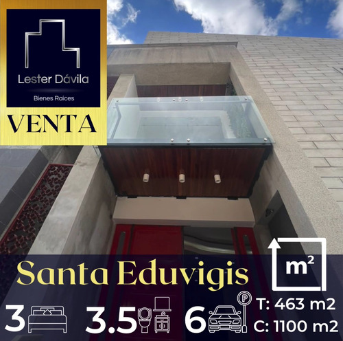 Hermosa Casa De 4 Niveles, Con Exquisitos Acabados De Lujo, Ubicada En Santa Eduvigis. Municipio Sucre. Caracas. 3h C/baño Hab De Servicio Y De Chofer Con Baño. Garita De Vigilancia. 6 Puestos De Est.