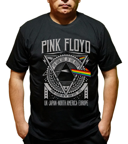 Polera Estampada Banda Pink Floyd 