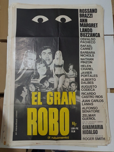 Afiche De Cine Original El Gran Robo-lando Buzzanca-1714