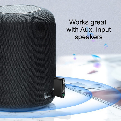Imagen 6 de 10 de Receptor Bluetooth / Manos Libres/ Audio Para Auto Baseus