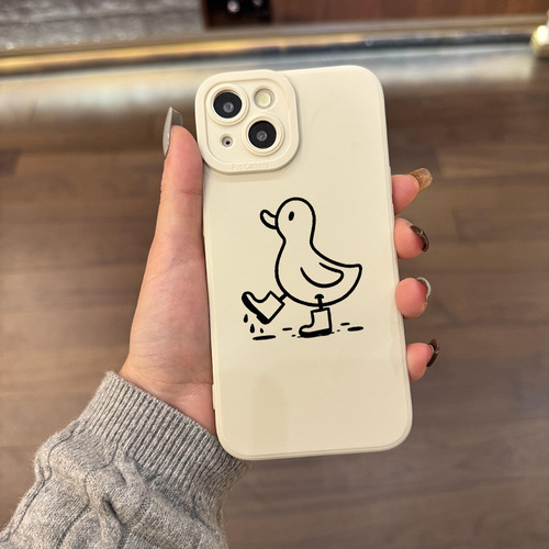 Capa Duck Funda Para iPhone 12 13 14 15 16 Pro Max Slim Fit,