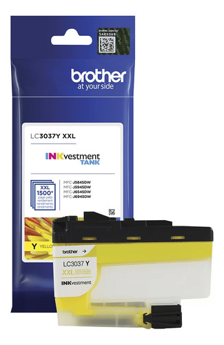 Cartucho De Tinta Brother Lc 3037 Y Amarelo Para Mfc-j6545dw