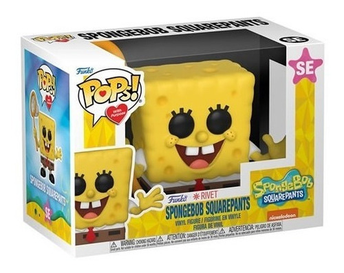 Imagen 2 de 2 de Figura Funko Pop, Bob Esponja W/ Purpose