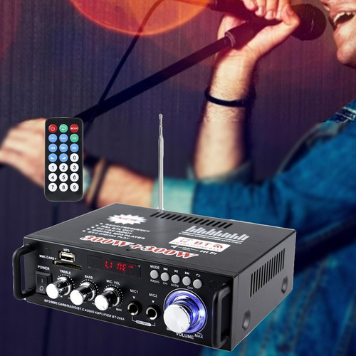 Mini Amplificador De Potencia De Audio Bluetooth De 600 W,