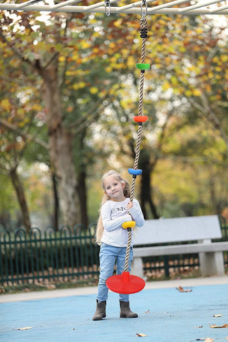 Juego De Cuerda De Escalada Y Asiento De Disco Para Niños