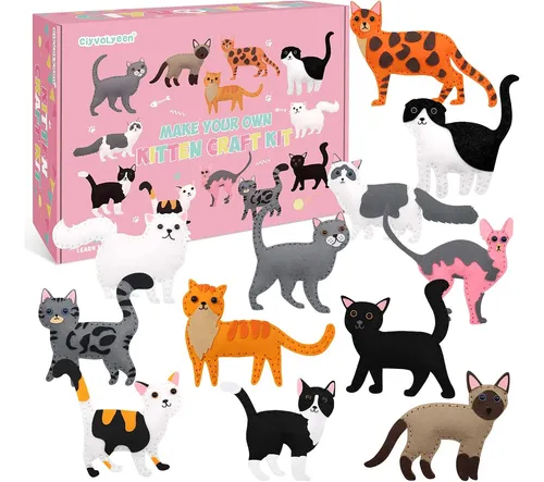 comprar Kit De Manualidades Para Gatitos Ciyvolyeen Para Niños, Manu