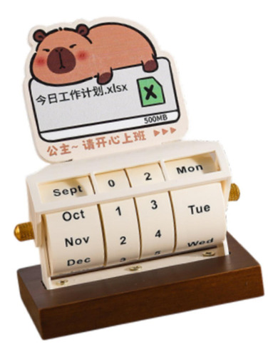 Calendario De Escritorio Con Ruedas, Calendario De De Pie,