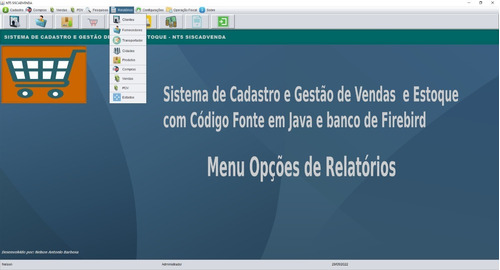 Código Fonte De Sistema De Vendas Em Java - Siscadvenda