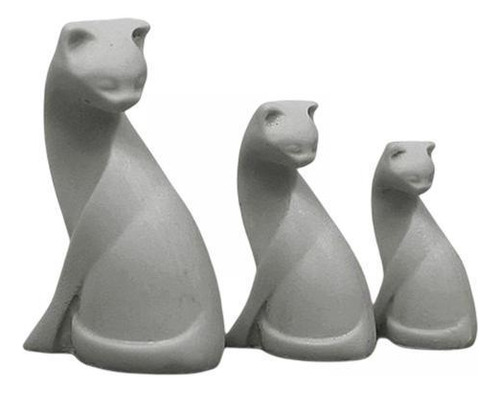 4 Figuras De Gato Bonitas Para Casa De Muñecas A Escala
