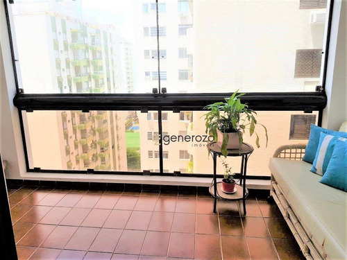 Imagem 6 de 13 de Flat A Venda Na Praia De Pitangueiras - Guarujá, 01 Dormitório, Com Sacada, 02 Vagas E Lazer - Ap0495