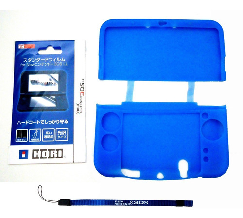 ¡¡¡ Kit Funda De Silicón, Micas Y Correa Para New 3ds Xl !!!