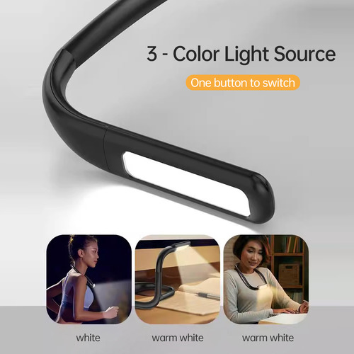 Libro Recargable Neck Reading En 3 Colores Con Brillo Ajusta