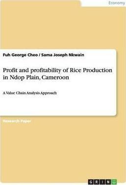 Libro Profit And Profitability Of Rice Production In Ndop...