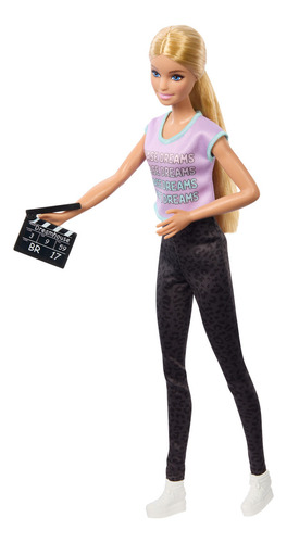 Barbie Muñeca Directora De Cine, Set 4 Muñecas